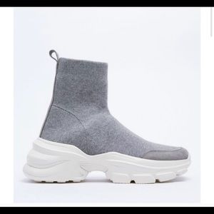 Zara stretch knit sneaker